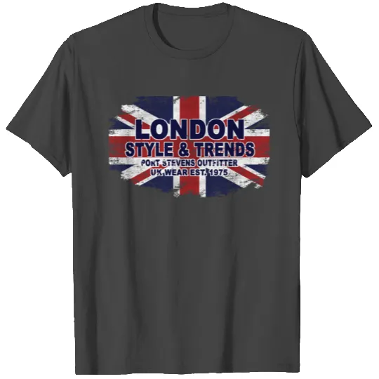 London - Union Jack - UK Flag T Shirts