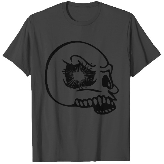 totenkopf explosion auge 1c T Shirts
