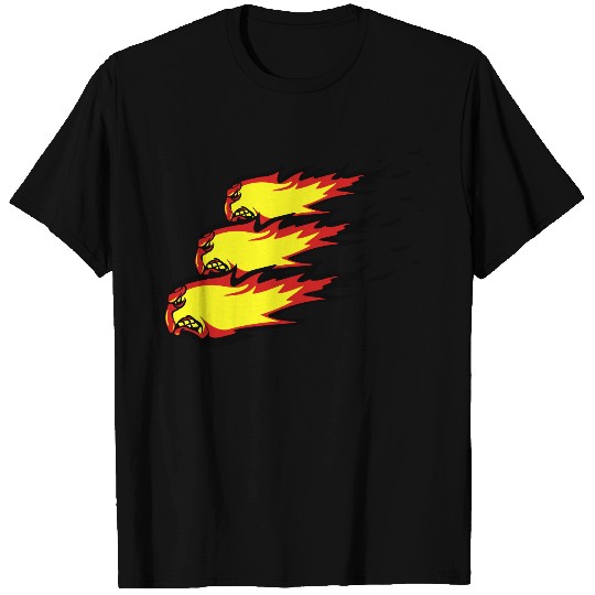 Fire flame fireball formation agro T Shirts