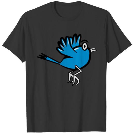 Bird flying cute funny comic T Shirts