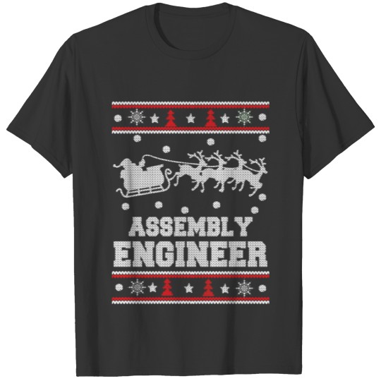 Assembly engineer-Engineer christmas sweater T-shirt