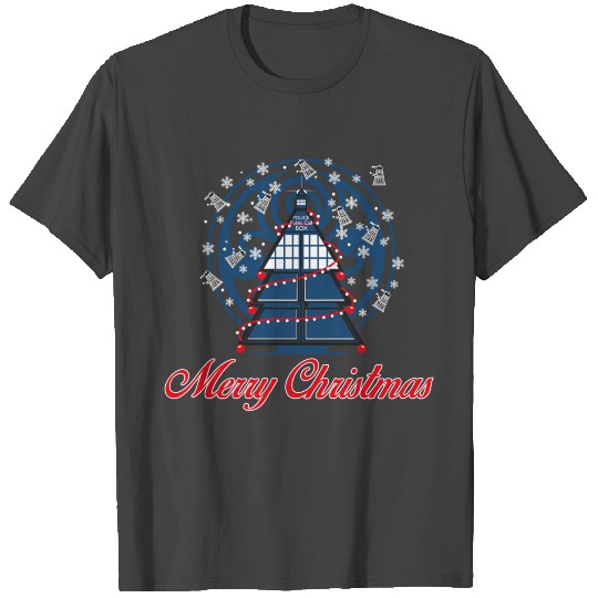 Tardis-Tardis awesome christmas sweater for police T Shirts