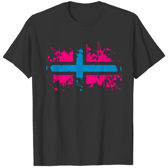 Norway Painted Flag T-shirt
