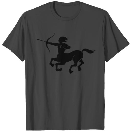 Sagittarius (Horseman Archer Silhouette) T Shirts