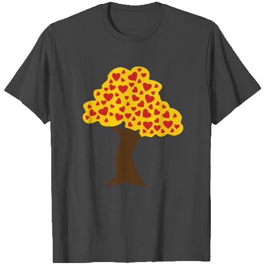 ❤ټRomantic Heart Tree-Plant Love Treesټ❤ T Shirts
