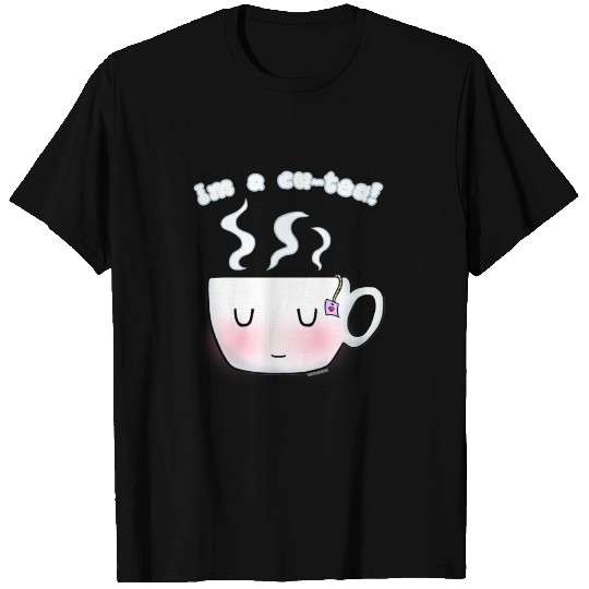 "I'm a Cu-Tea" Pun Design T Shirts