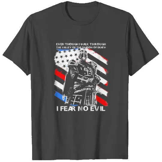 Cusader - I fear no evil T Shirts for american