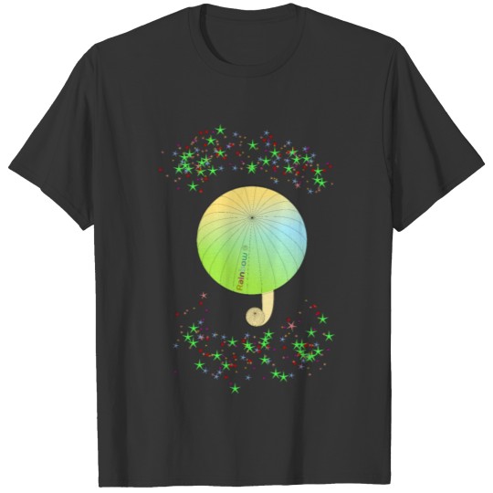 umbrella with text rainbow and colorful stars T Shirts