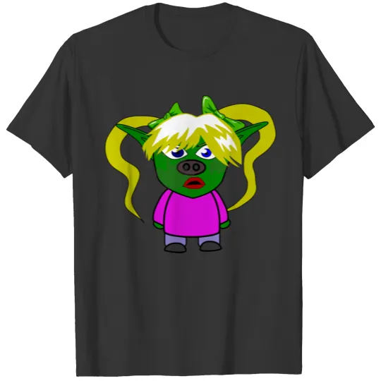 Chibi Goblin Girl T Shirts