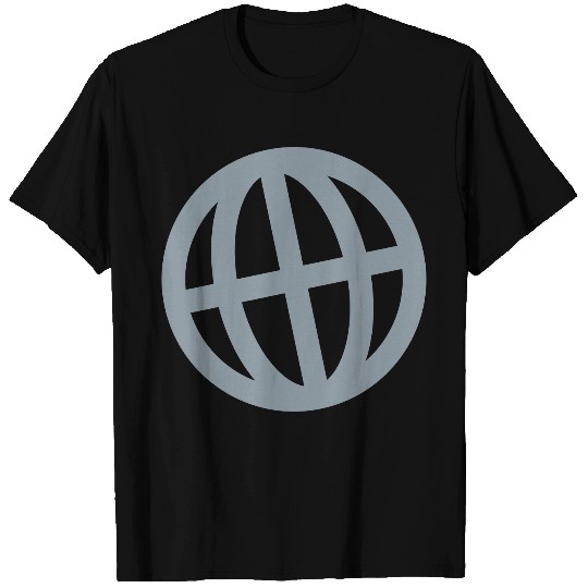 Icon: Internet / Globe Grey T Shirts