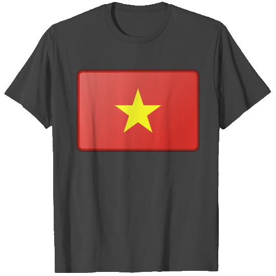 Vietnam flag (bevelled) T Shirts