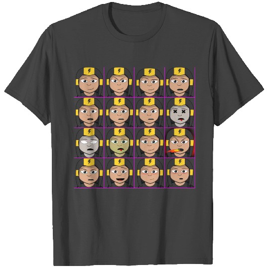 Storm Mage Emotions T Shirts