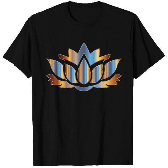 Chromatic Lotus Silhouette No Background T Shirts