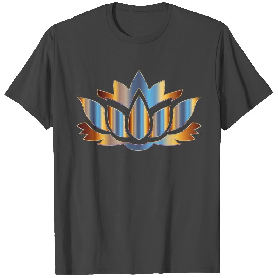 Chromatic Lotus Silhouette No Background T Shirts