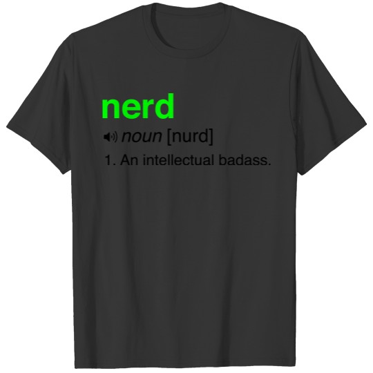 Funny Nerd Definition T-shirt