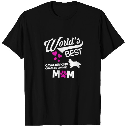Cavalier King Charles Spaniel Dog Mom T Shirts