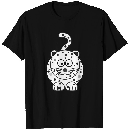 WHITE cheetah T Shirts