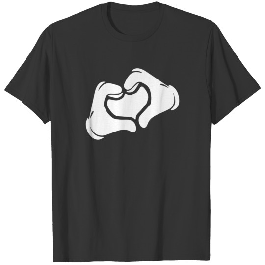 Cartoon Hands HEART T-shirt