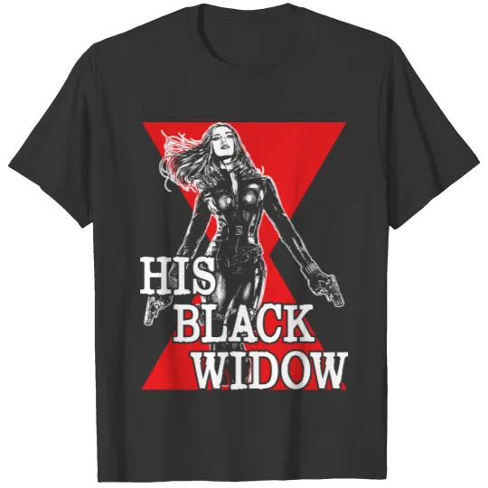 His Black Widow - Captain America fan T Shirts