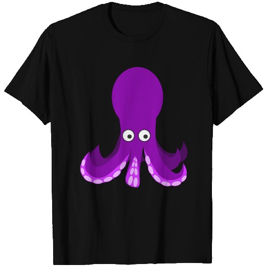 Cartoon Octopus 2 T Shirts