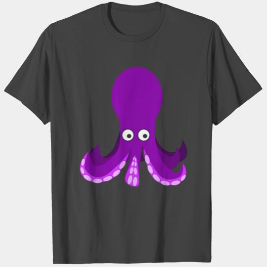 Cartoon Octopus 2 T Shirts