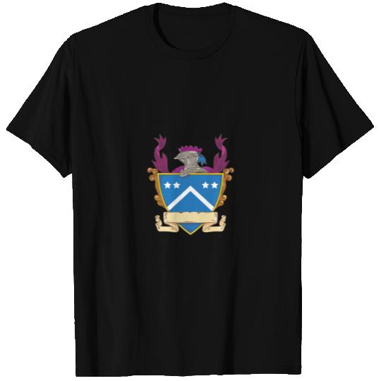 Knight Helmet Star Chevron Drawing T Shirts