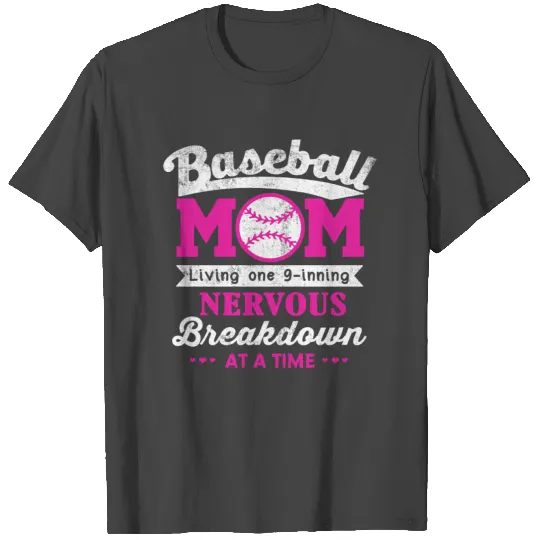 Baseball mom - Proud to be a baseball mom T Shirts
