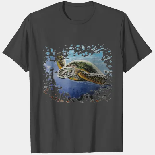 Sea turtle painting d T Shirts