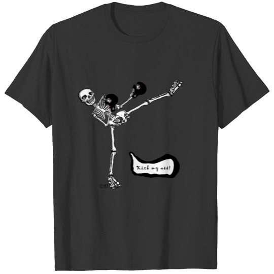 skeleton kickboxing T-shirt