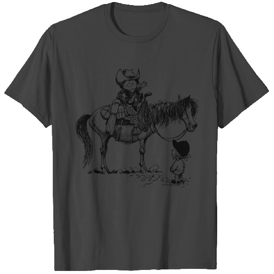 Thelwell Cowboy With Riding Pupil T Shirts