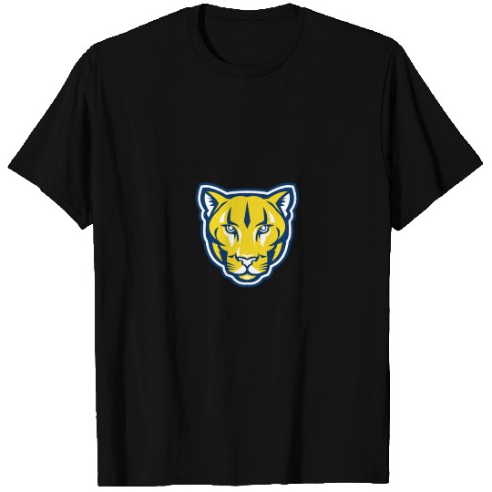 Cougar Mountain Lion Head Retro T Shirts