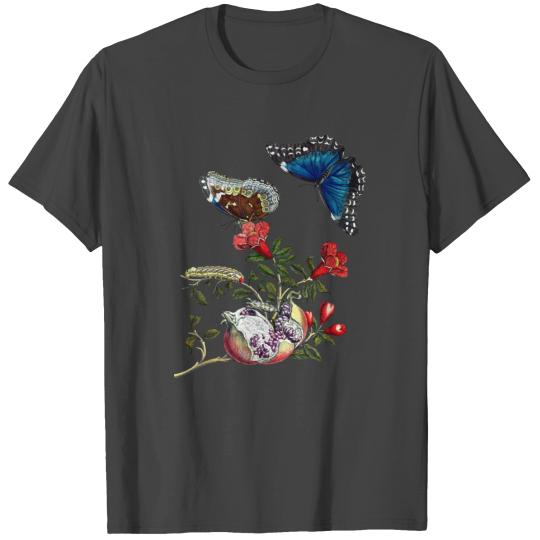 Butterflies on pomegranate T Shirts