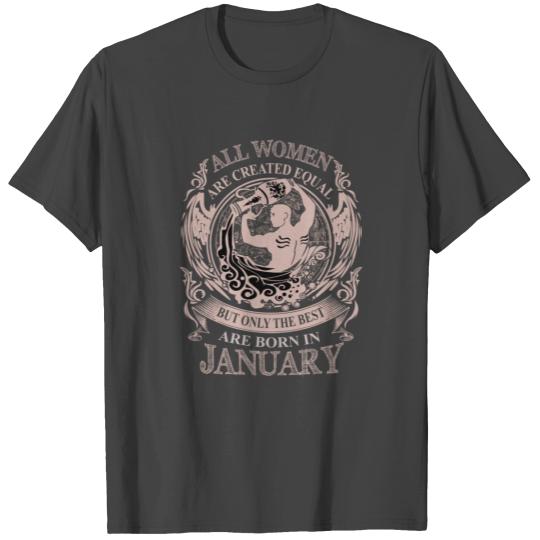 Women the best are born in January Aquarius T Shirts