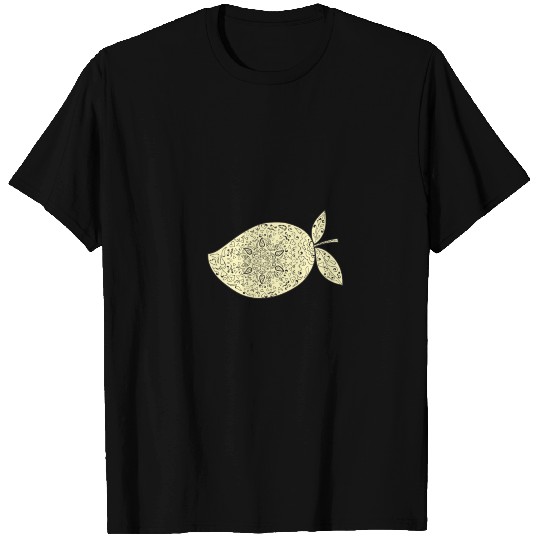 Juicy Mango Fruit Mandala T Shirts