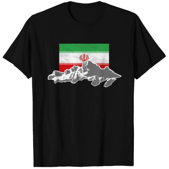 Iran - Flag & Mountains T Shirts