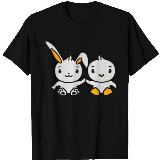Couple love in love couple easter easter bunny duc T Shirts