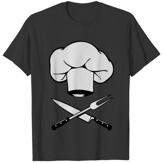 Cook cookware knife fork design T Shirts