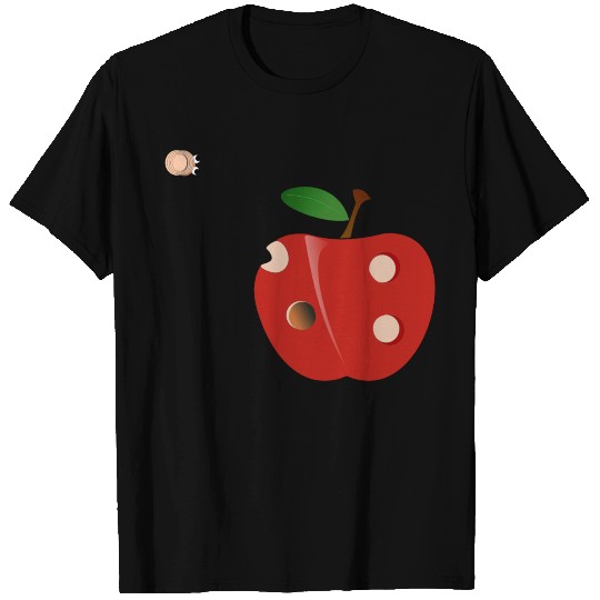 Animation Creepy Worm T Shirts