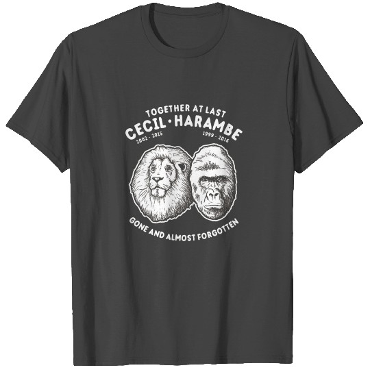 Cecil Harambe Memorial T Shirts