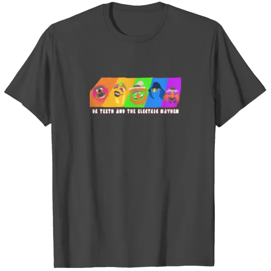 Dr Teeth and the Electric Mayhem Rainbow (The Mupp T Shirts