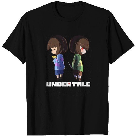Undertale - chara and frisk T Shirts