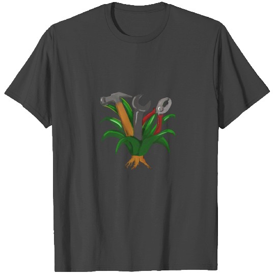 Agave Plant Spanner Hammer Pliers Tattoo T Shirts