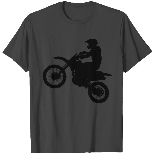 Dirt Bike Silhouette T Shirts