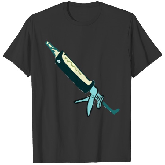 Roughly drawn sealant gun T-shirt