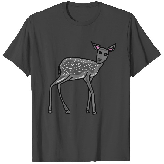 Deer Grey T Shirts