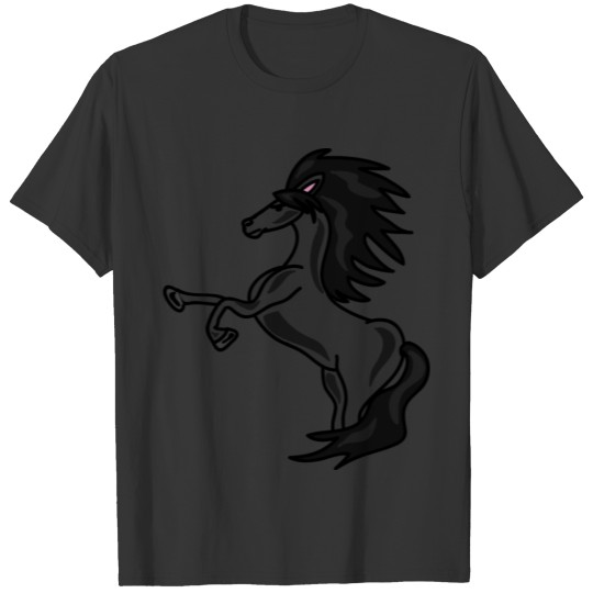 Horse Black T Shirts