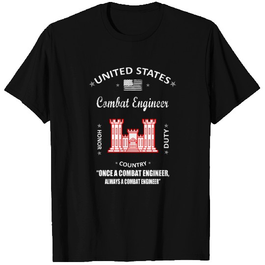 combat engineer, us army combat engineer, army com T Shirts