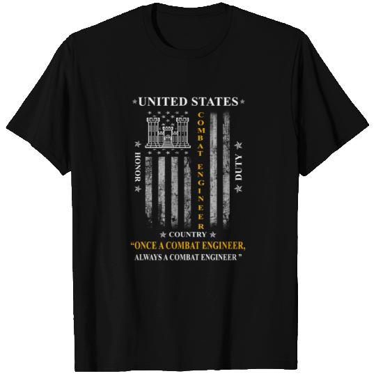 combat engineer, us army combat engineer, army com T Shirts