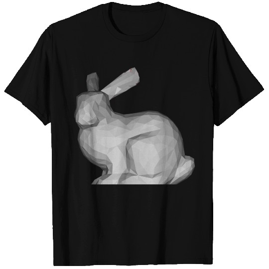 Low Poly 3D Stanford Bunny T Shirts