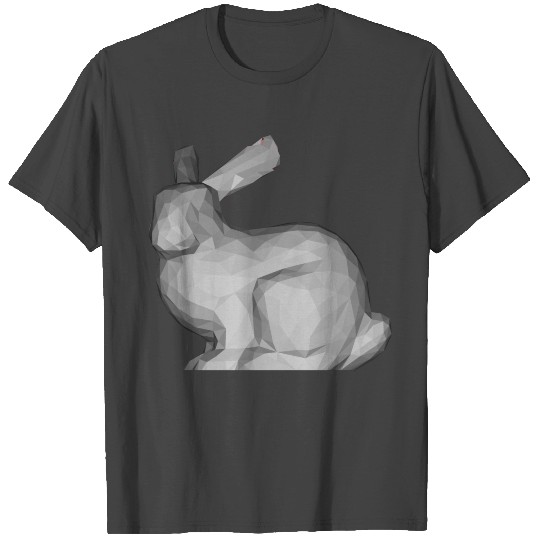 Low Poly 3D Stanford Bunny T Shirts
